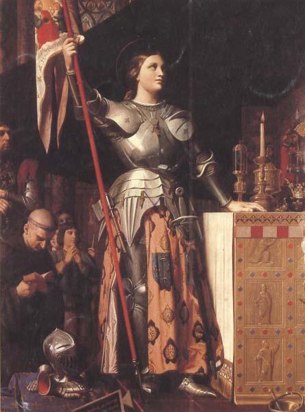 Jean Auguste Dominique Ingres Joan of Arc at the Coronation of Charles VII in Reims Cathedral (mk45) France oil painting art